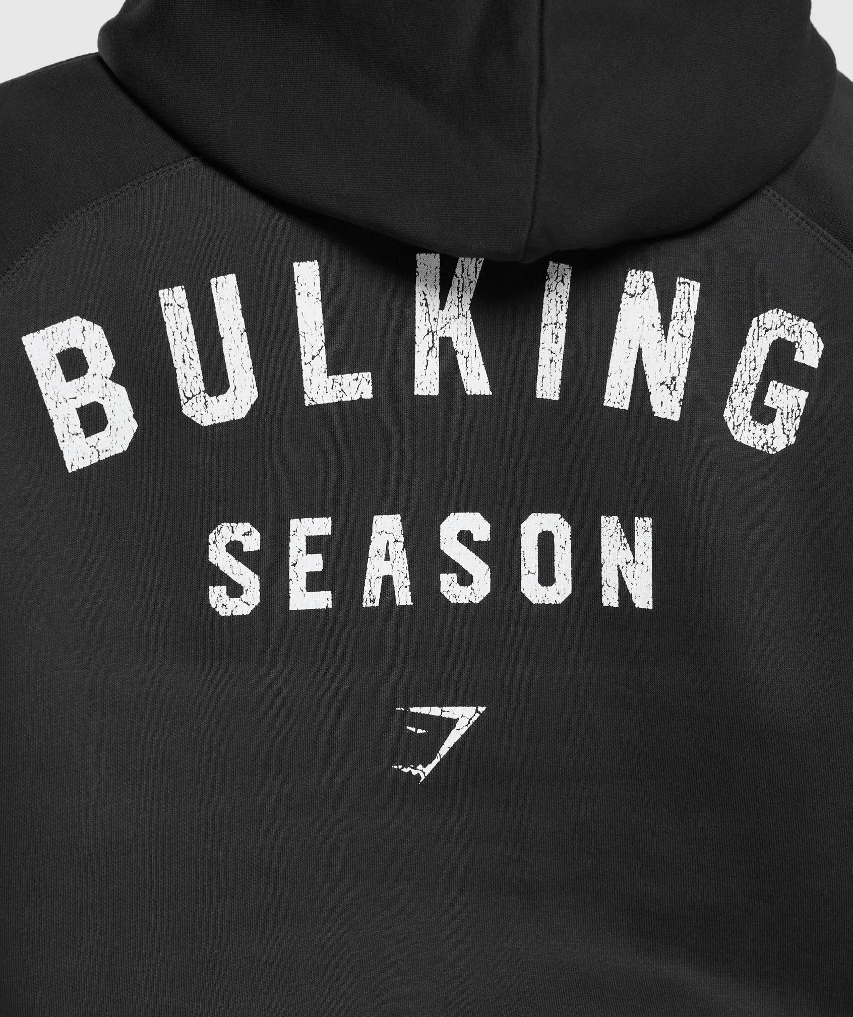 Gymshark Bulking Season Brushed Hoodie - Black sold by Gymshark product image thumbnail 4