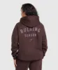 Gymshark Bulking Season Brushed Hoodie - Heritage Brown sold by Gymshark