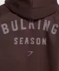 Gymshark Bulking Season Brushed Hoodie - Heritage Brown sold by Gymshark