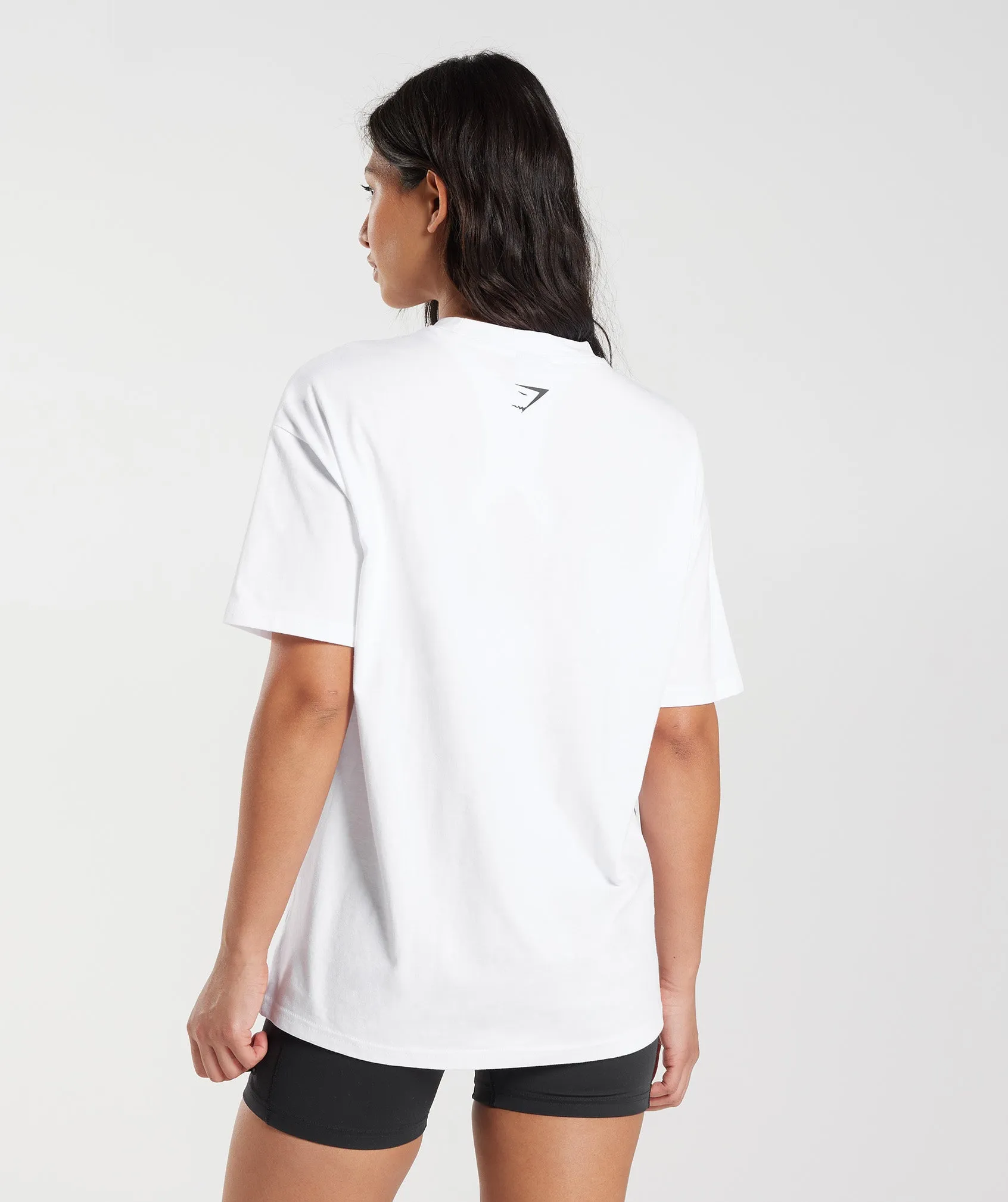Gymshark Lifting Graphic Oversized T-Shirt - White sold by Gymshark product image thumbnail 2