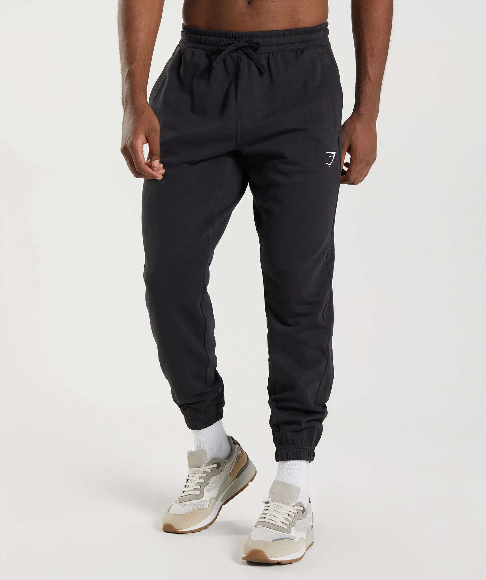 Gymshark Essential Oversized Joggers - Black sold by Gymshark