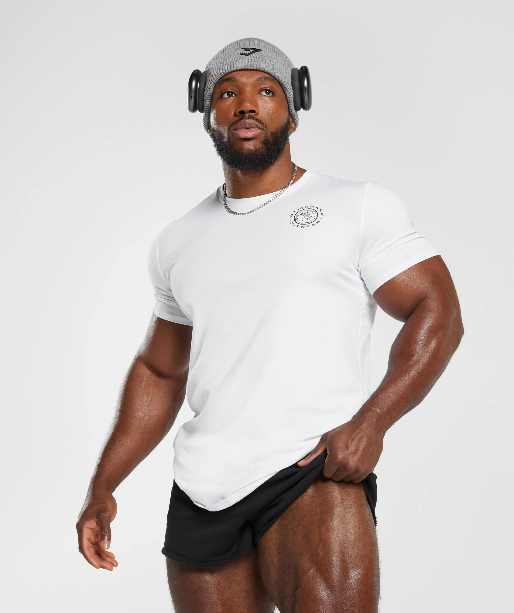 Gymshark Legacy T-Shirt - White sold by Gymshark product image thumbnail 4