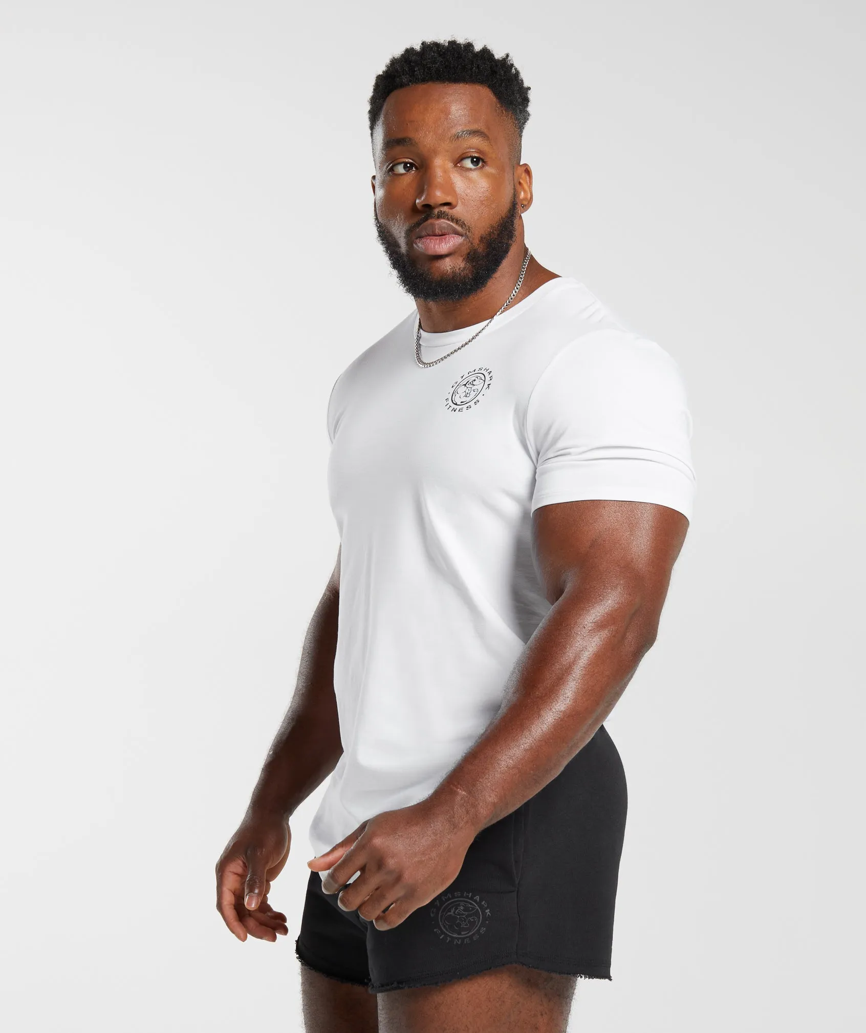 Gymshark Legacy T-Shirt - White sold by Gymshark product image thumbnail 3