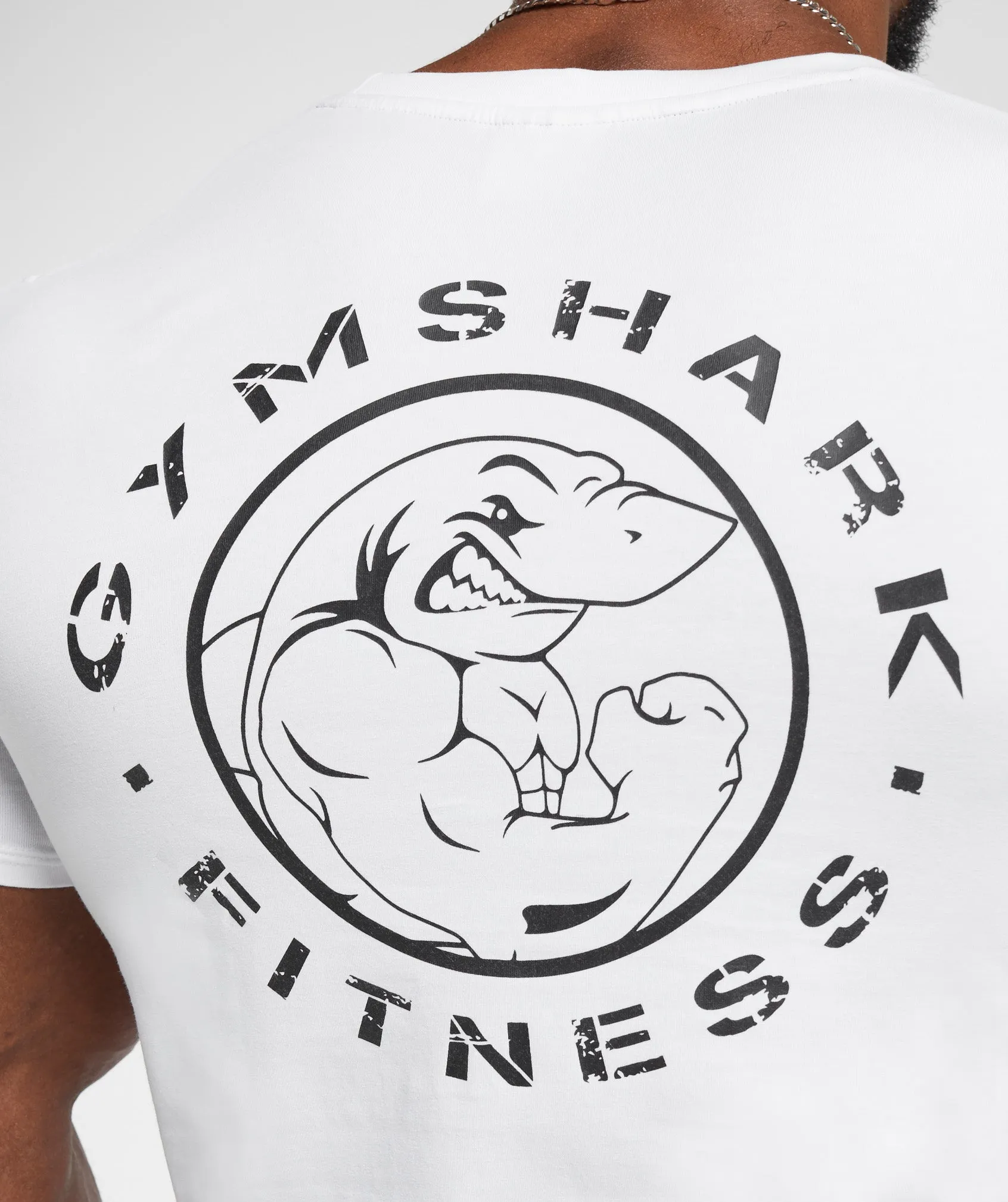 Gymshark Legacy T-Shirt - White sold by Gymshark product image thumbnail 5