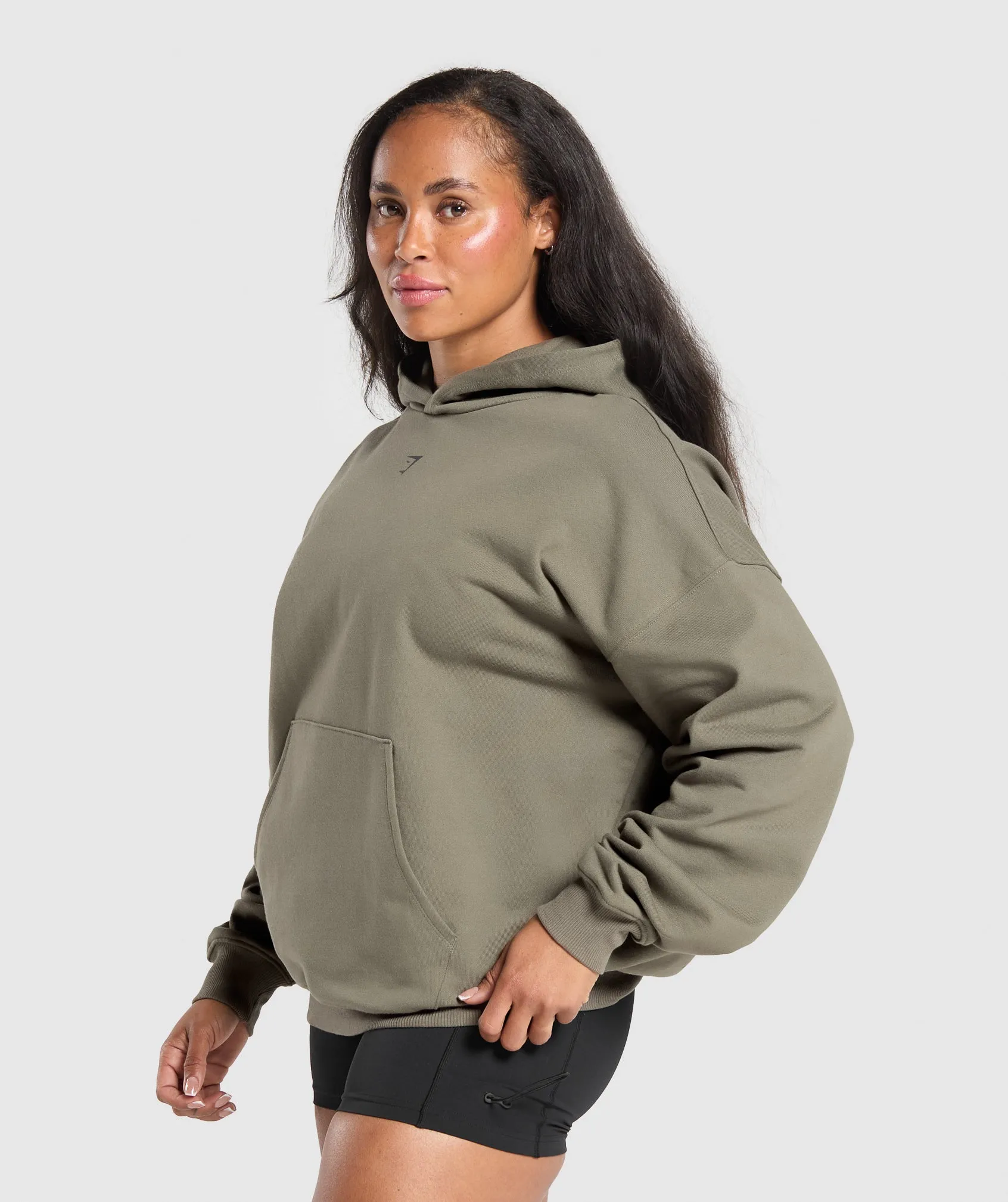 Gymshark Strength In Numbers Hoodie - Base Green sold by Gymshark product image thumbnail 3