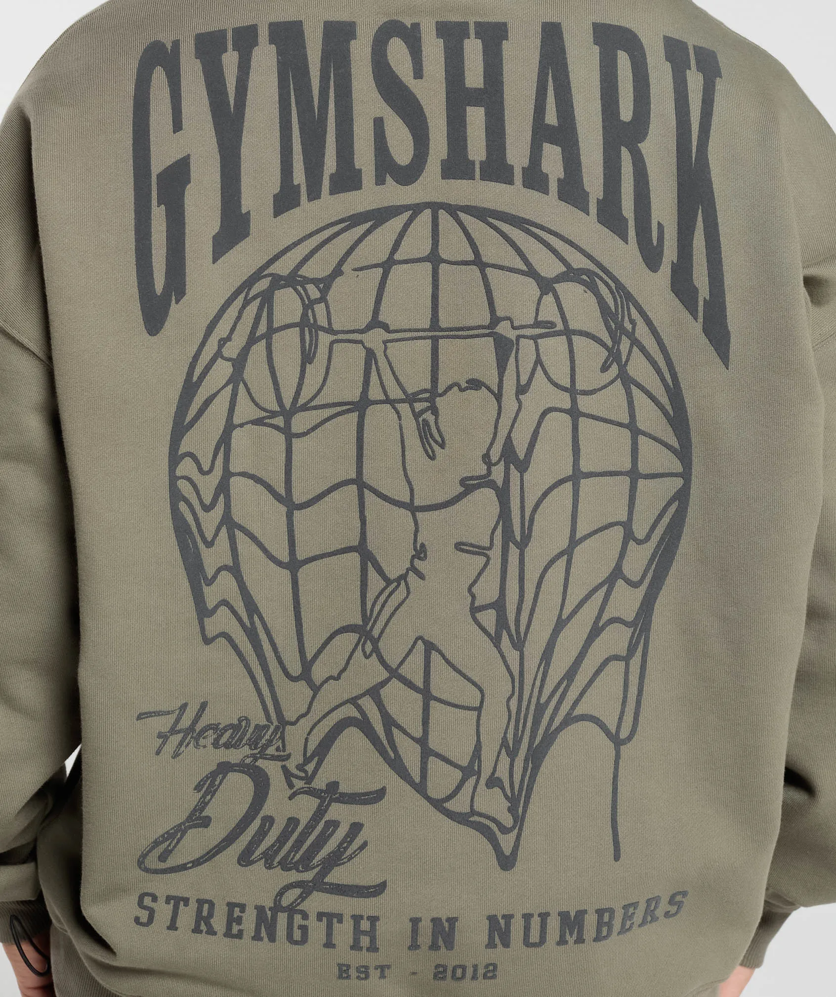 Gymshark Strength In Numbers Hoodie - Base Green sold by Gymshark product image thumbnail 2