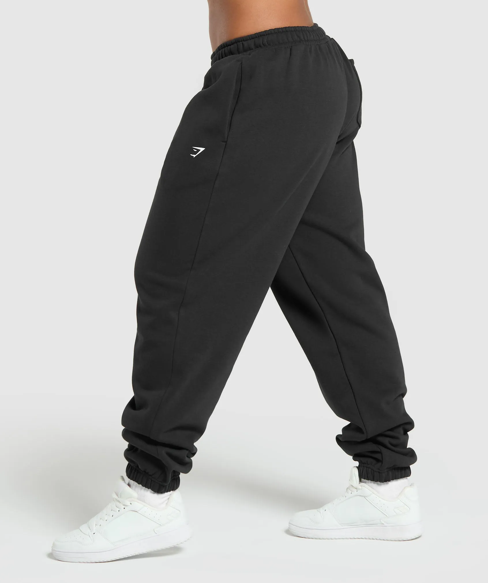 Gymshark Barbell Hearts Oversized Jogger - Black sold by Gymshark product image thumbnail 3