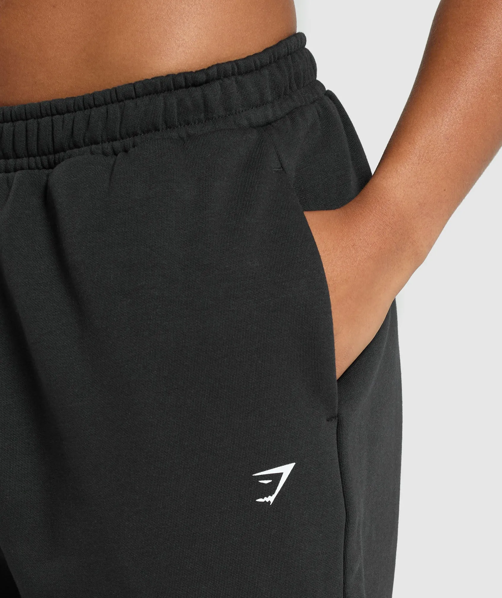 Gymshark Barbell Hearts Oversized Jogger - Black sold by Gymshark product image thumbnail 5