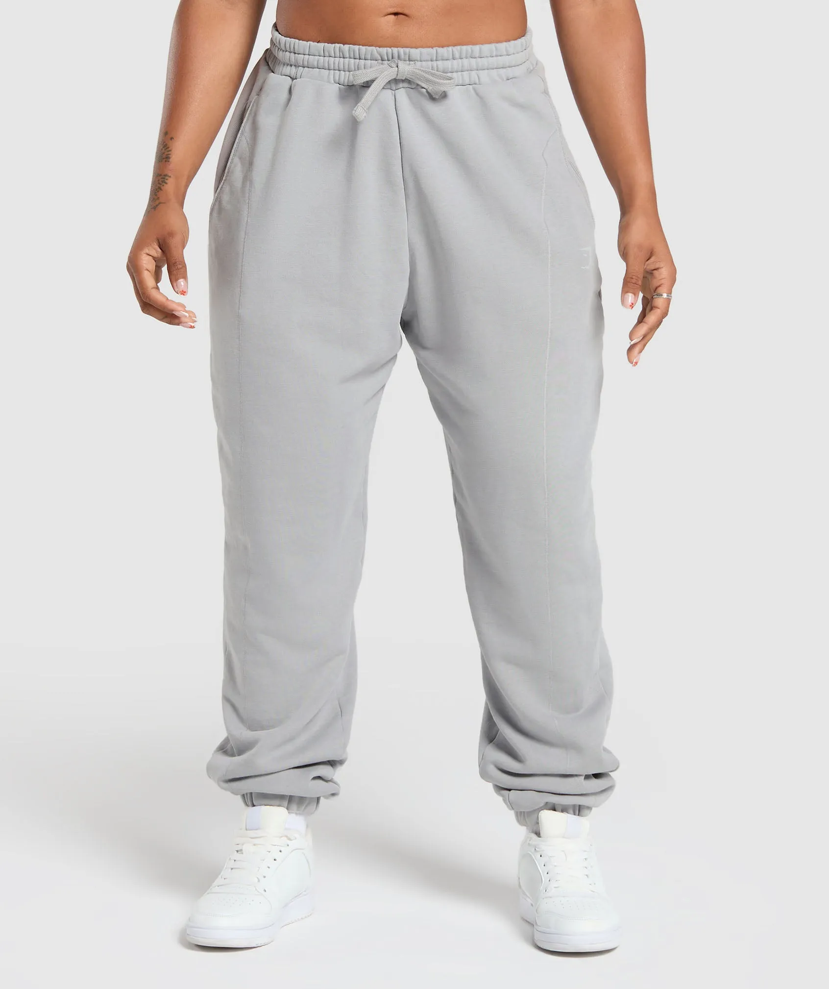 Gymshark Power Washed Joggers - Silver Grey sold by Gymshark