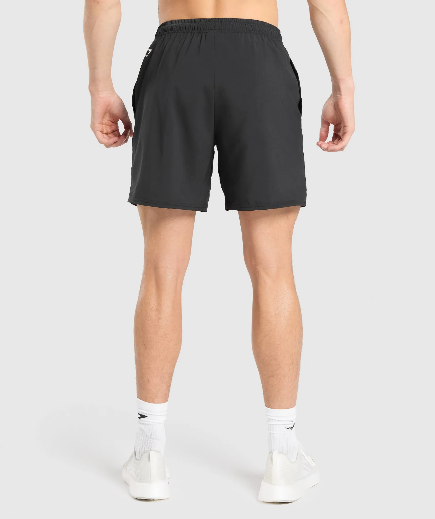 Gymshark Fitness Graphic Shorts - Black sold by Gymshark product image thumbnail 3