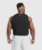 Gymshark 2012 Lifting Drop Arm Tank - Black sold by Gymshark