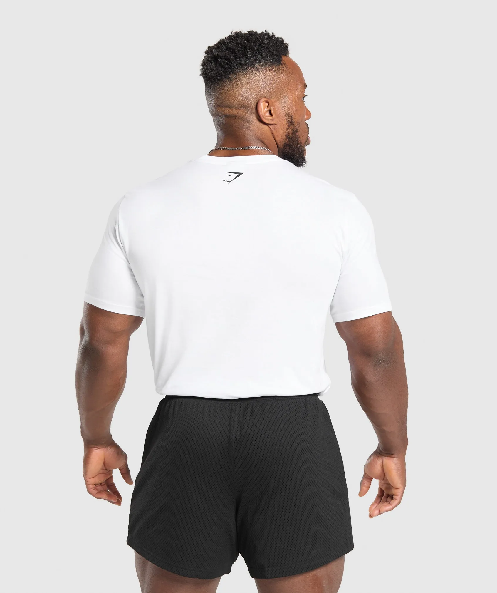 Gymshark 2012 Lifting T-Shirt - White sold by Gymshark product image thumbnail 3