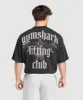 Gymshark Lifting Club T-Shirt - Black/Light Grey sold by Gymshark