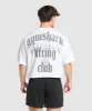 Gymshark Lifting Club T-Shirt - White/Pitch Grey sold by Gymshark