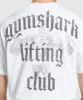 Gymshark Lifting Club T-Shirt - White/Pitch Grey sold by Gymshark
