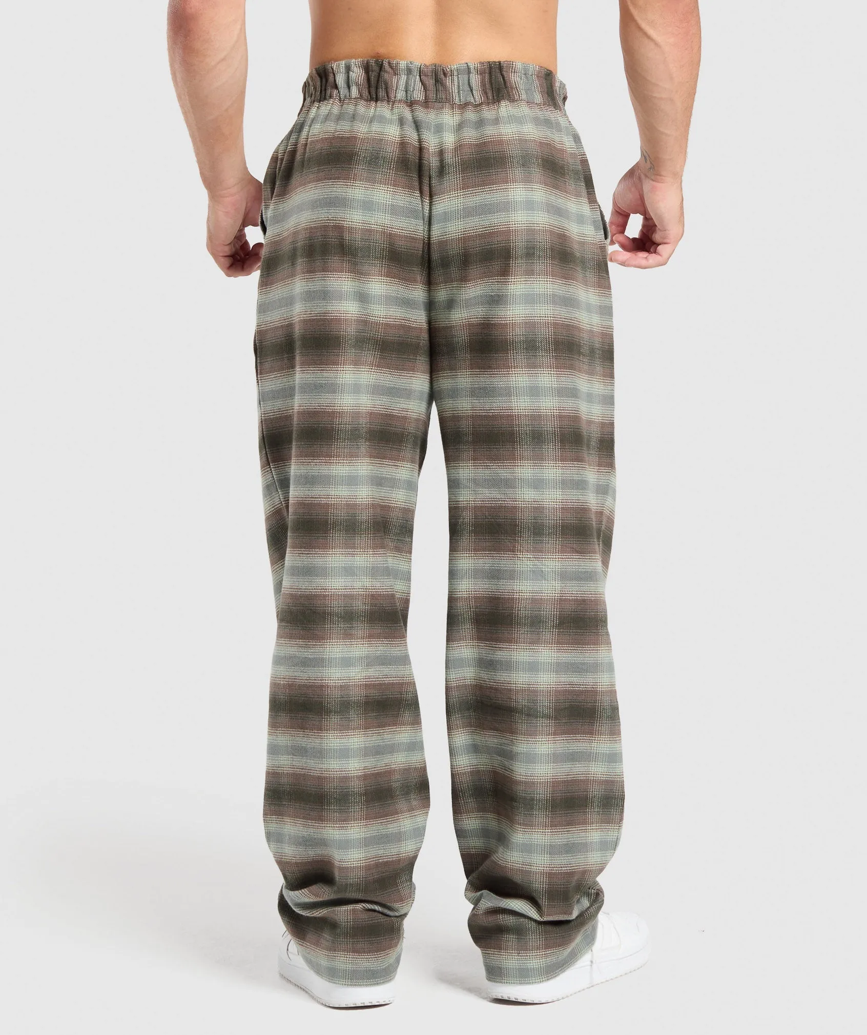 Gymshark Flannel Pants - Strength Green sold by Gymshark product image thumbnail 2