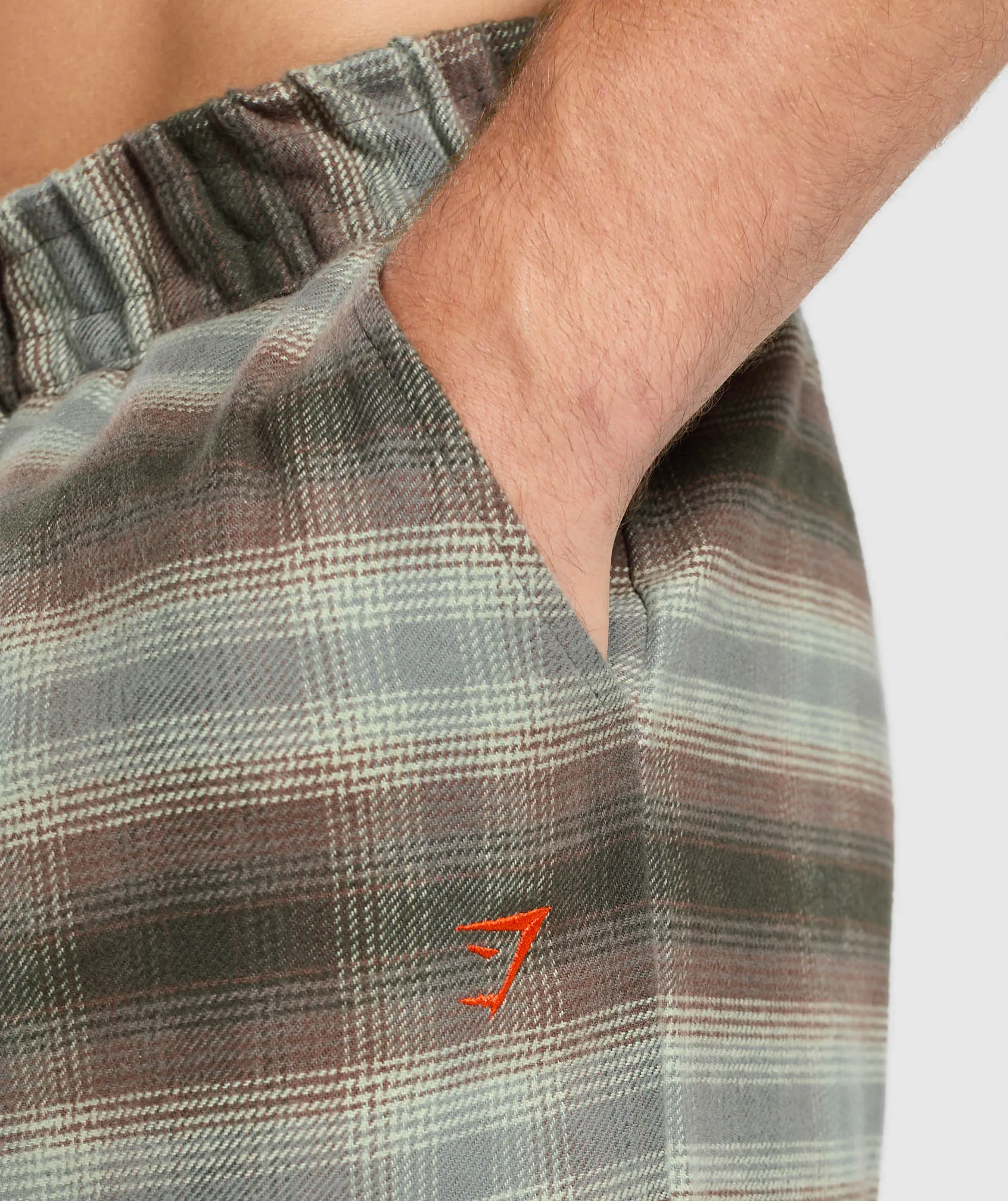 Gymshark Flannel Pants - Strength Green sold by Gymshark product image thumbnail 5