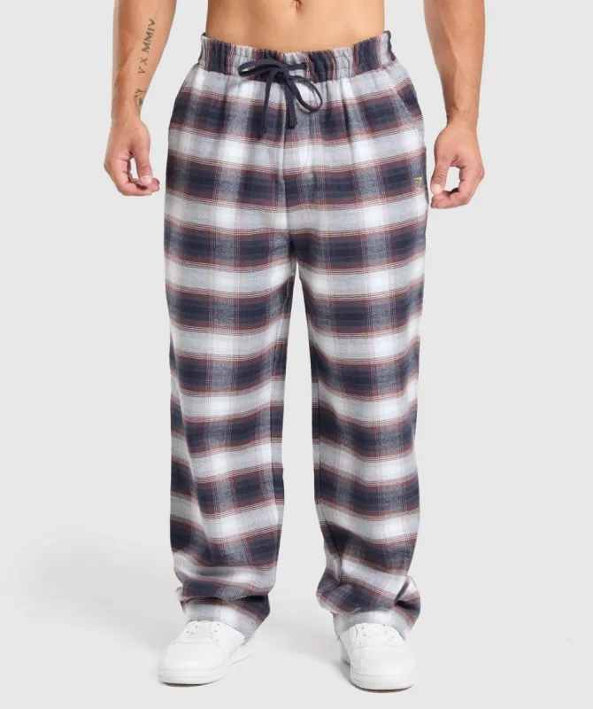 Gymshark Flannel Pants - Heavy Blue sold by Gymshark