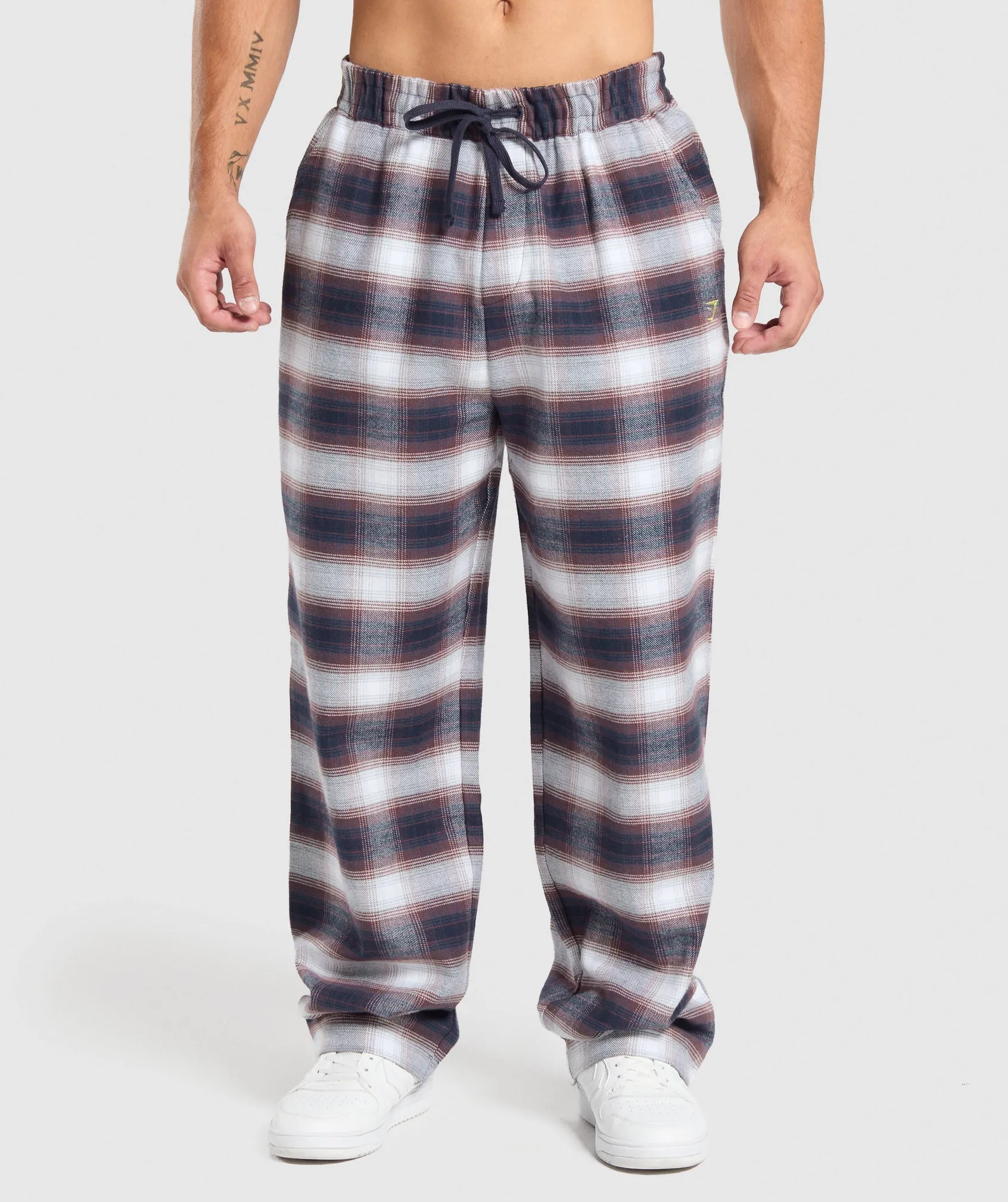 Gymshark Flannel Pants - Heavy Blue sold by Gymshark