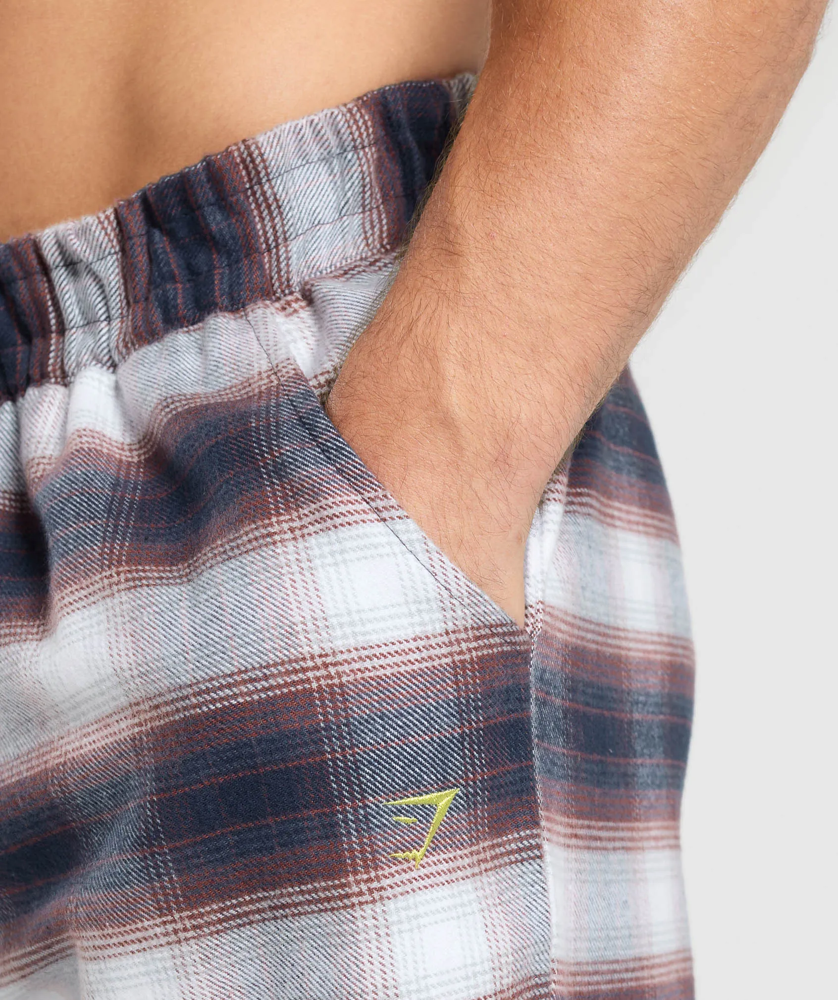 Gymshark Flannel Pants - Heavy Blue sold by Gymshark product image thumbnail 5