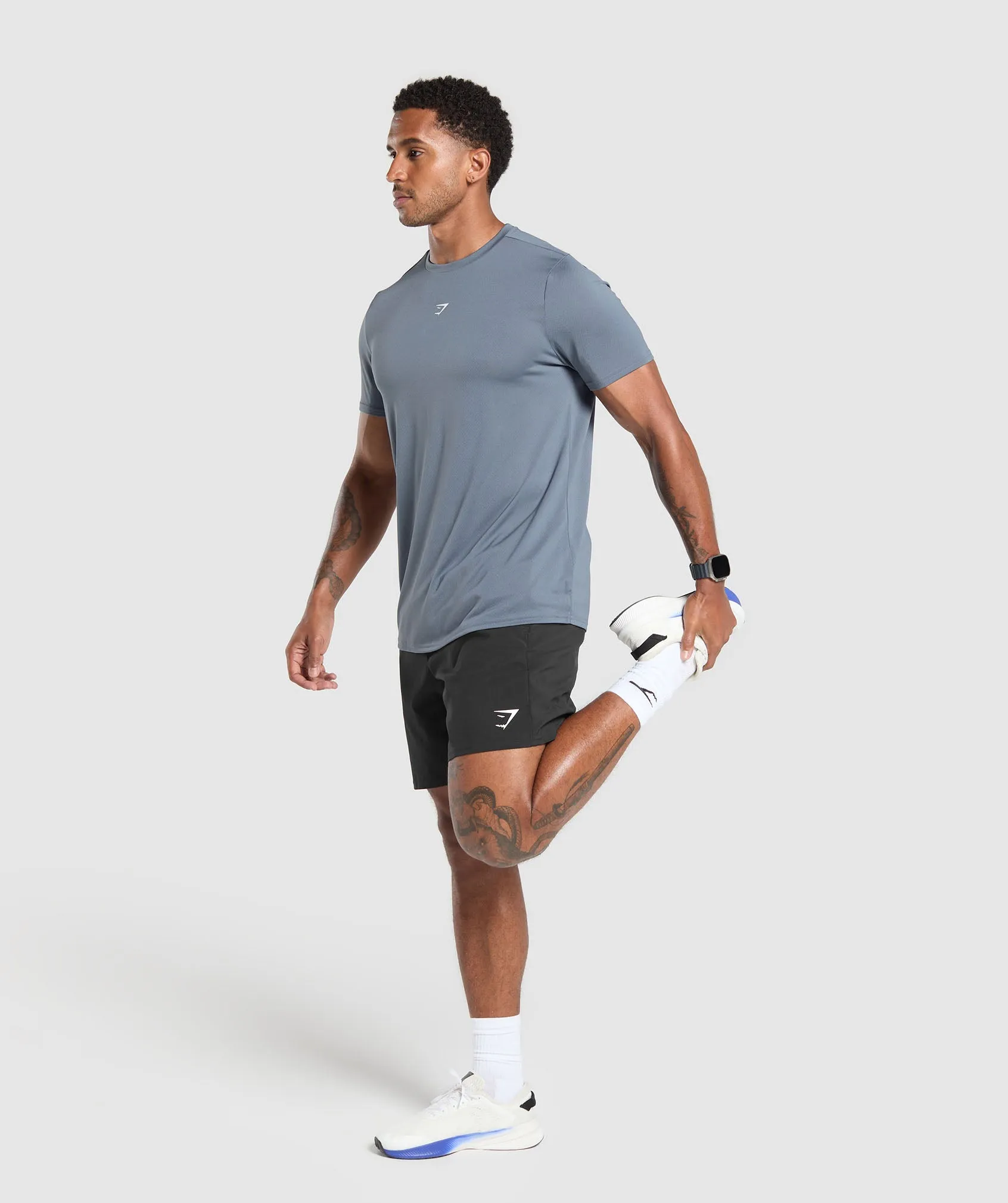 Gymshark Fitness Graphic T-Shirt - Iron Blue sold by Gymshark product image thumbnail 4