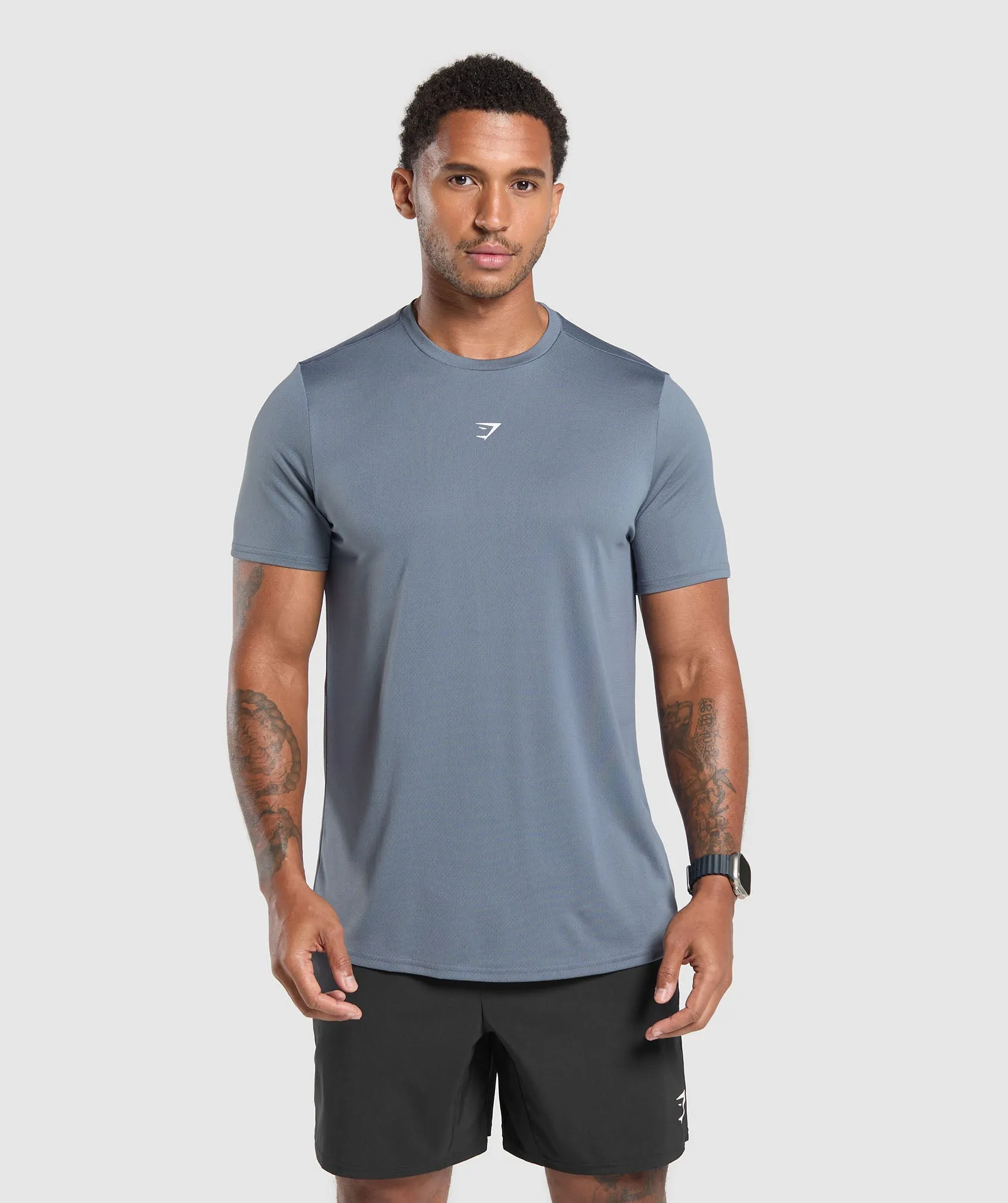 Gymshark Fitness Graphic T-Shirt - Iron Blue sold by Gymshark product image thumbnail 2