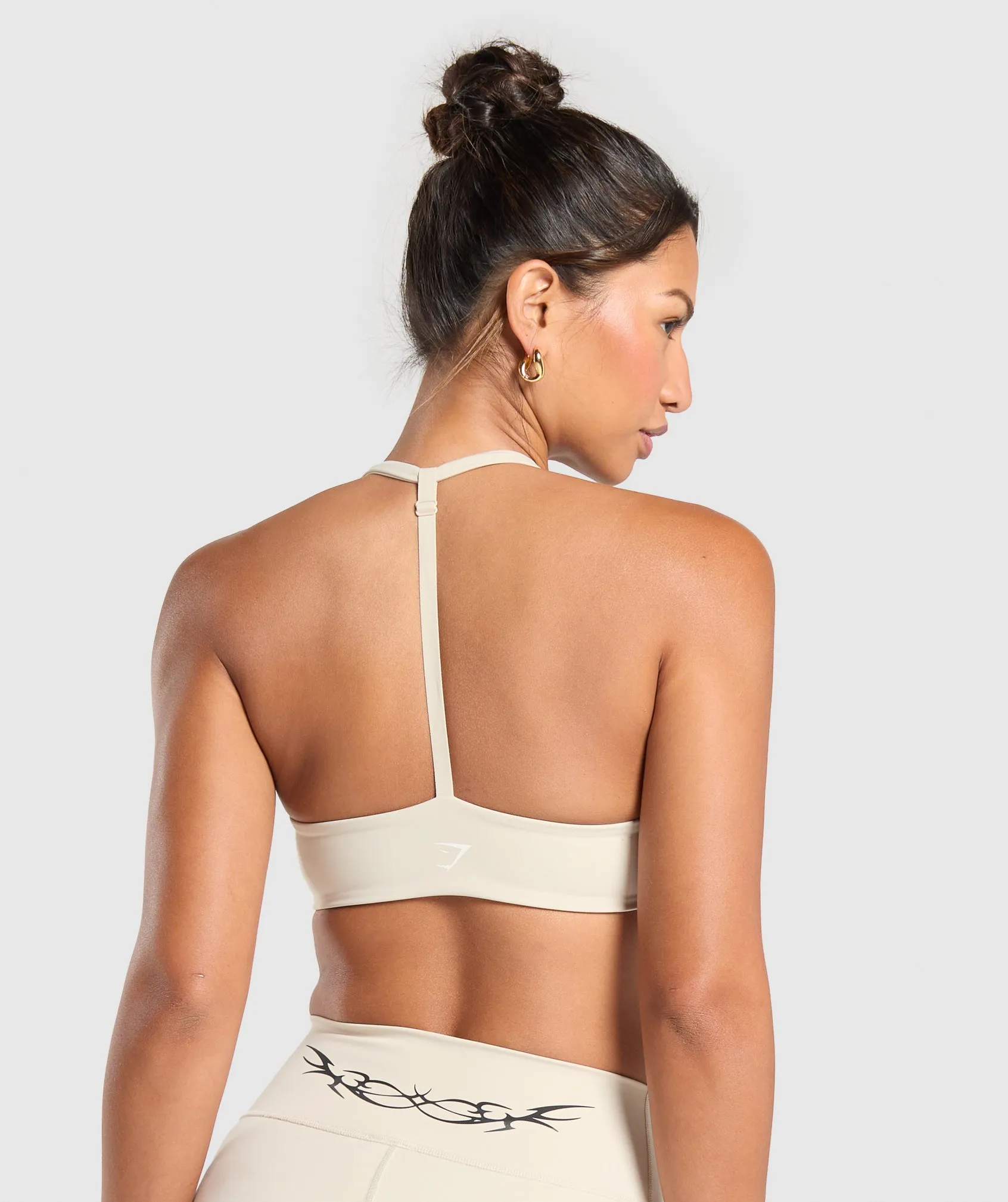 Gymshark Elevate Tattoo Graphic Sports Bra - Cream Beige sold by Gymshark product image thumbnail 2