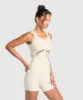 Gymshark Elevate Tattoo Graphic Shelf Tank - Cream Beige sold by Gymshark
