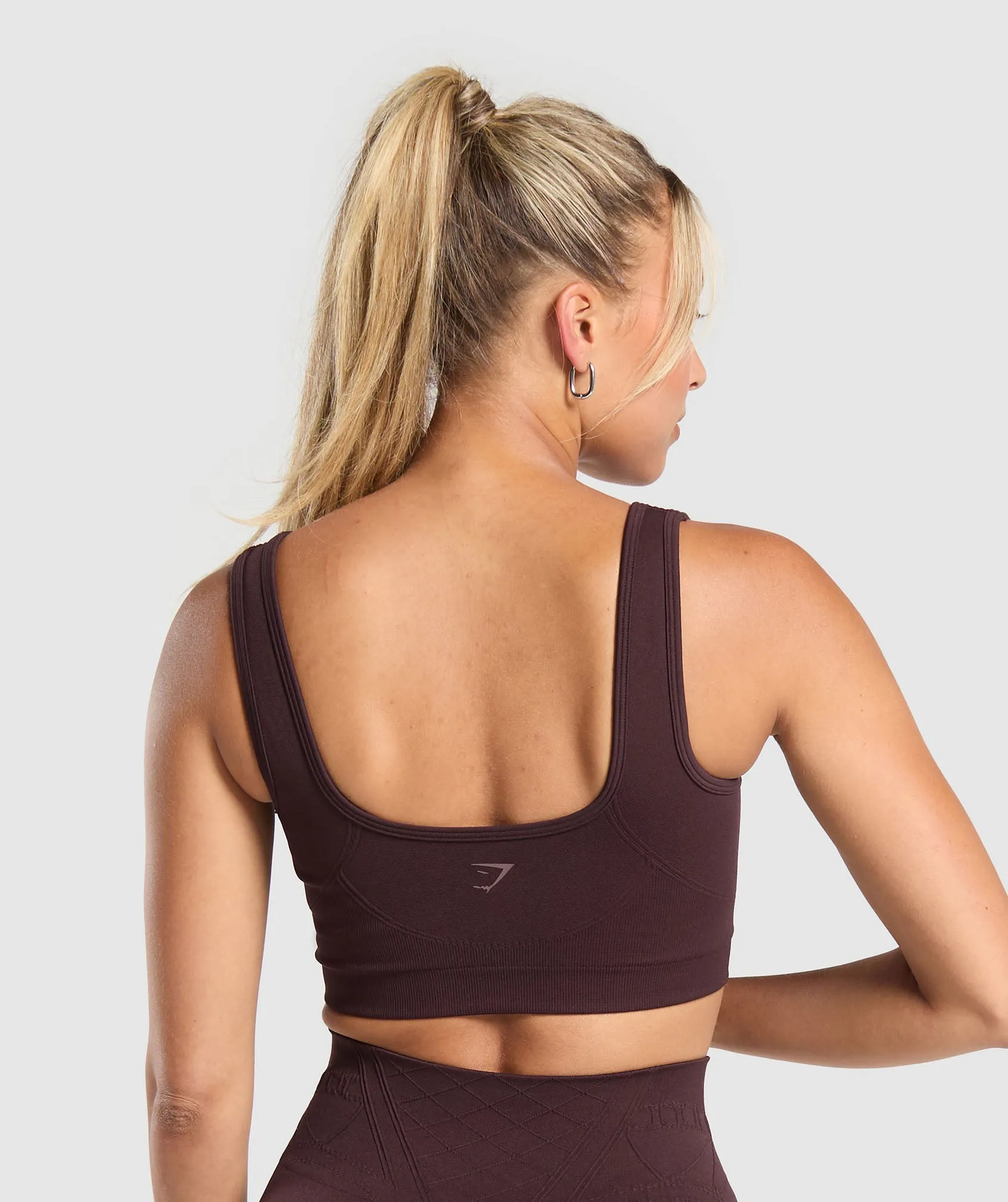 Gymshark Corset Seamless Sports Bra - Heritage Brown sold by Gymshark product image thumbnail 2