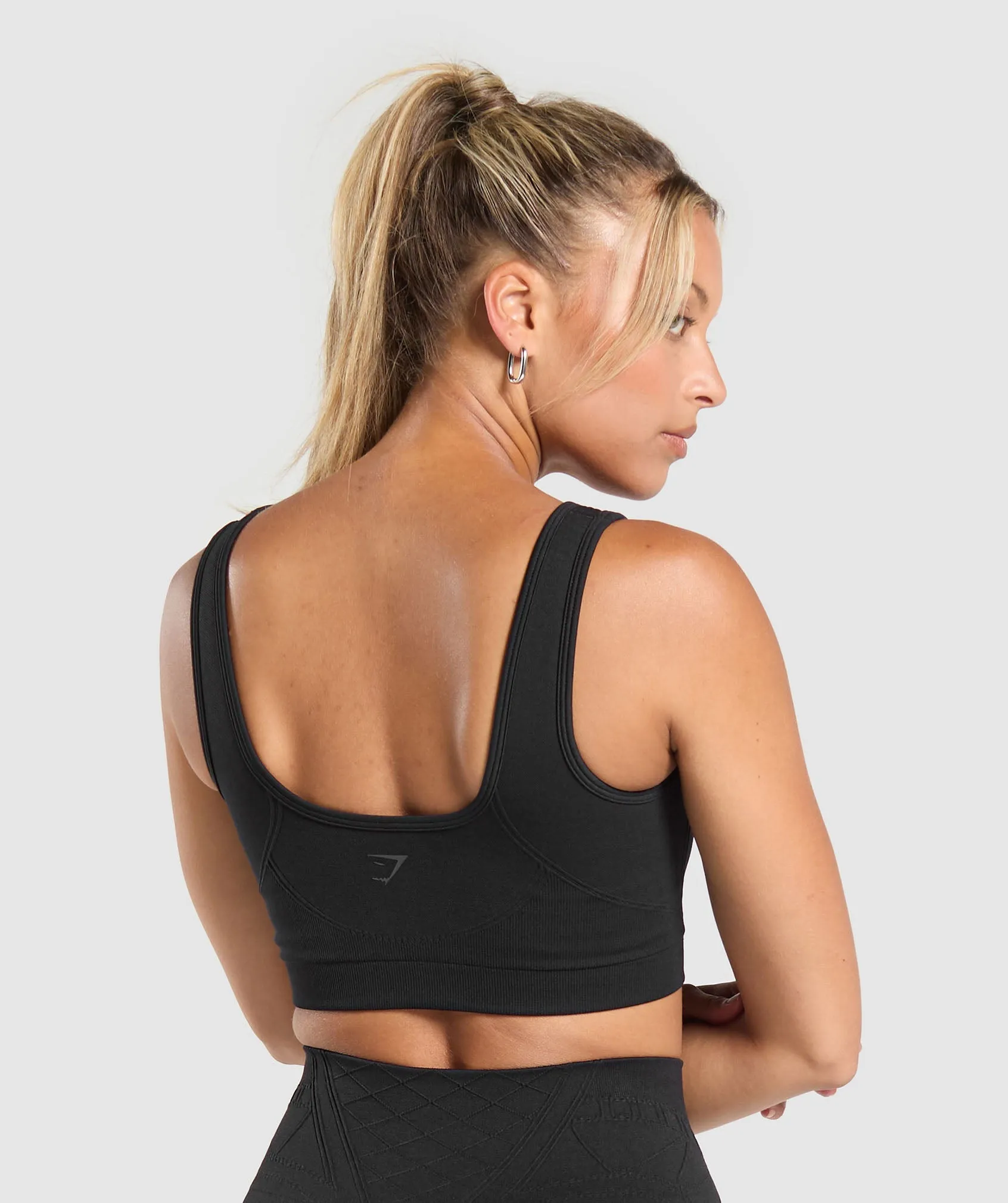Gymshark Corset Seamless Sports Bra - Black sold by Gymshark product image thumbnail 2