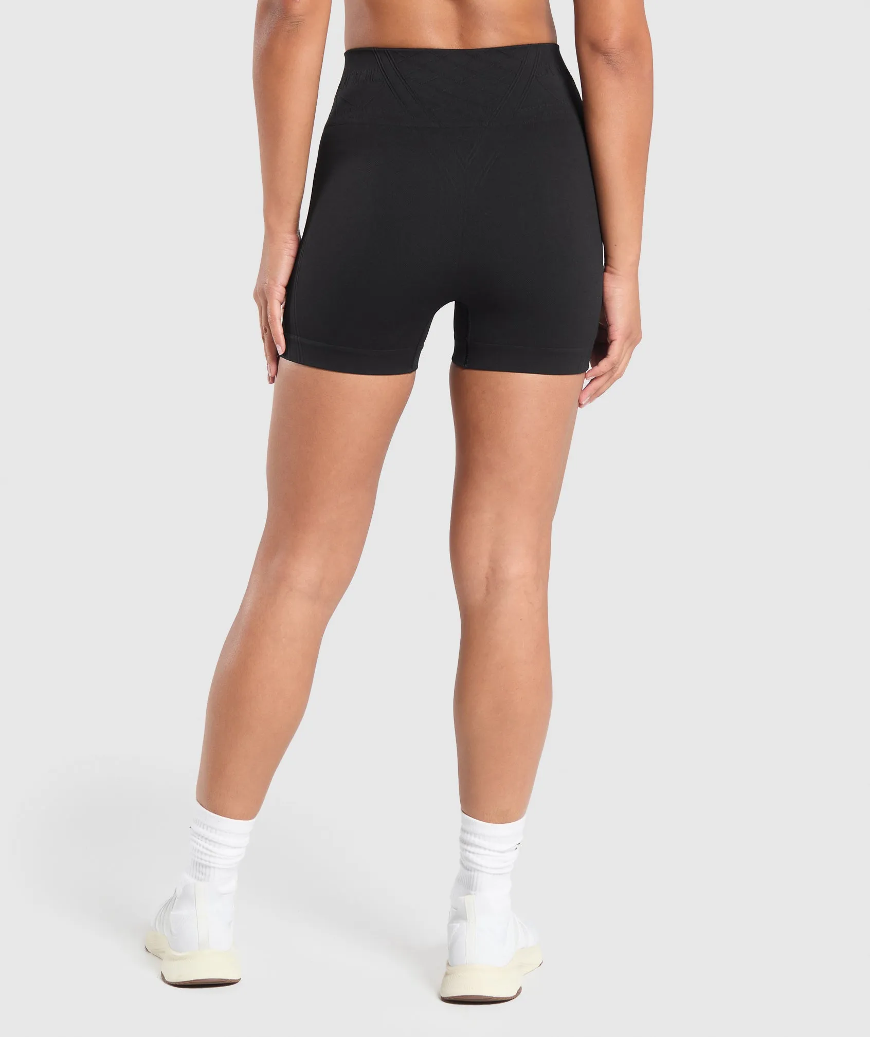 Gymshark Corset Seamless Shorts - Black sold by Gymshark product image thumbnail 2