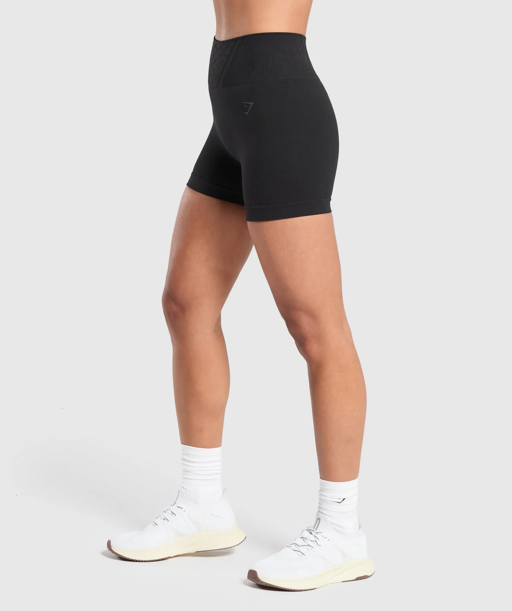Gymshark Corset Seamless Shorts - Black sold by Gymshark product image thumbnail 3
