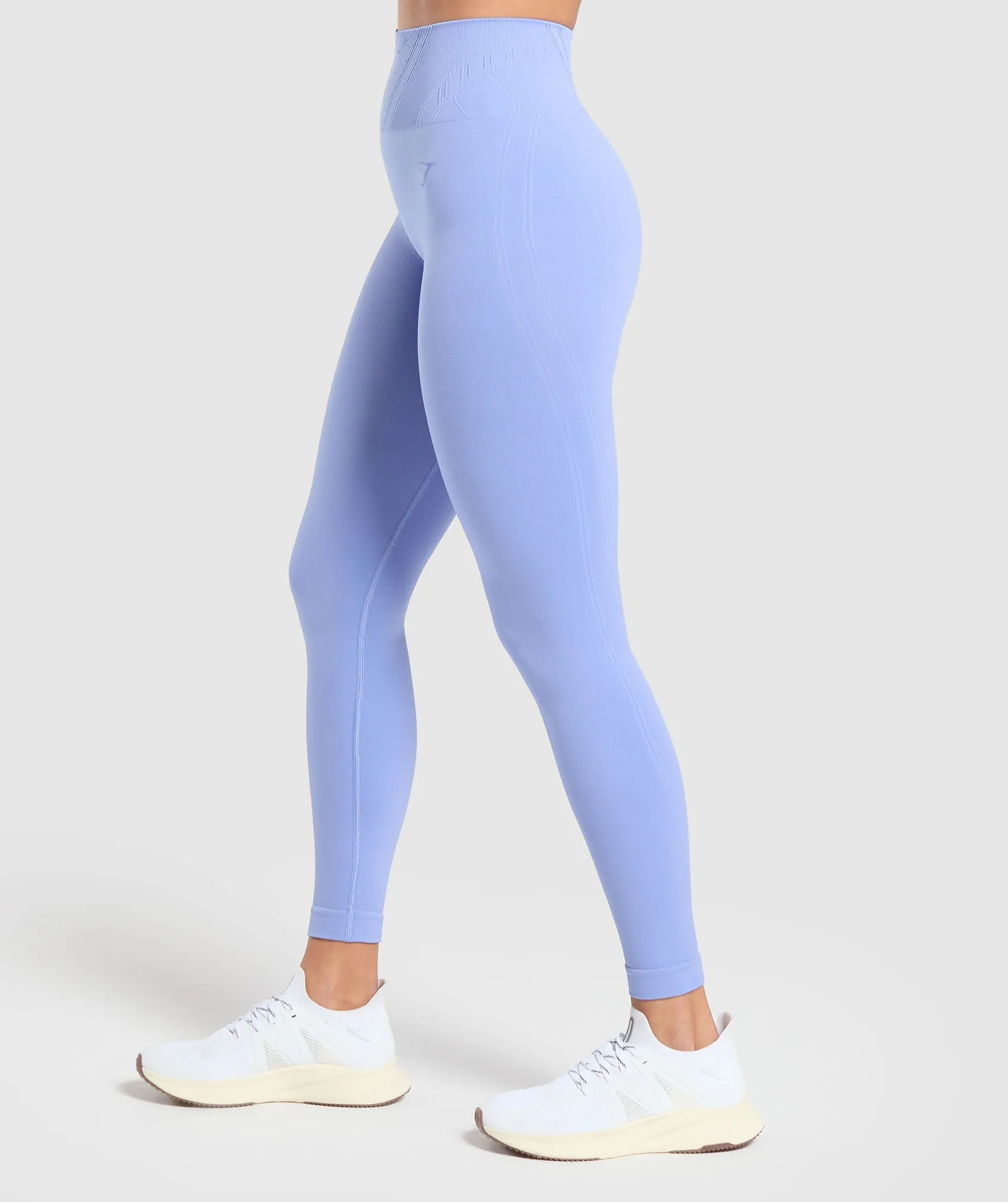 Gymshark Corset Seamless Leggings - Lift Blue sold by Gymshark product image thumbnail 3