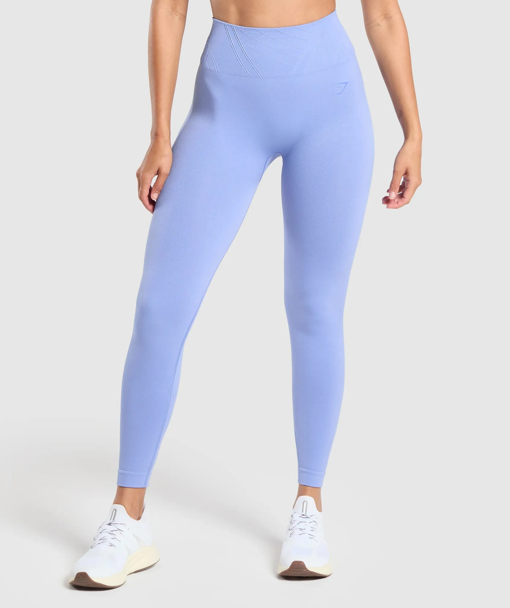 Gymshark Corset Seamless Leggings - Lift Blue sold by Gymshark