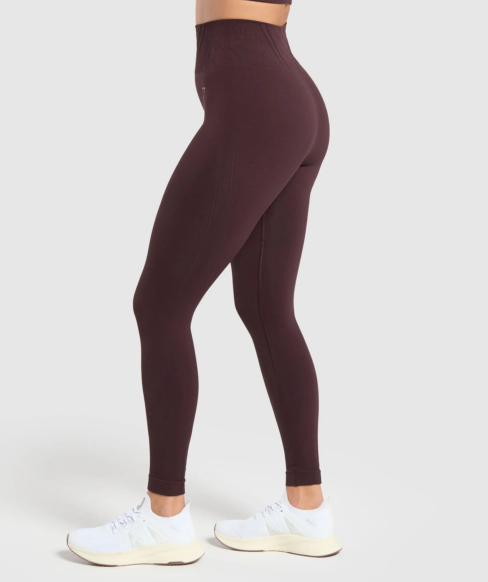 Gymshark Corset Seamless Leggings - Heritage Brown sold by Gymshark product image thumbnail 3