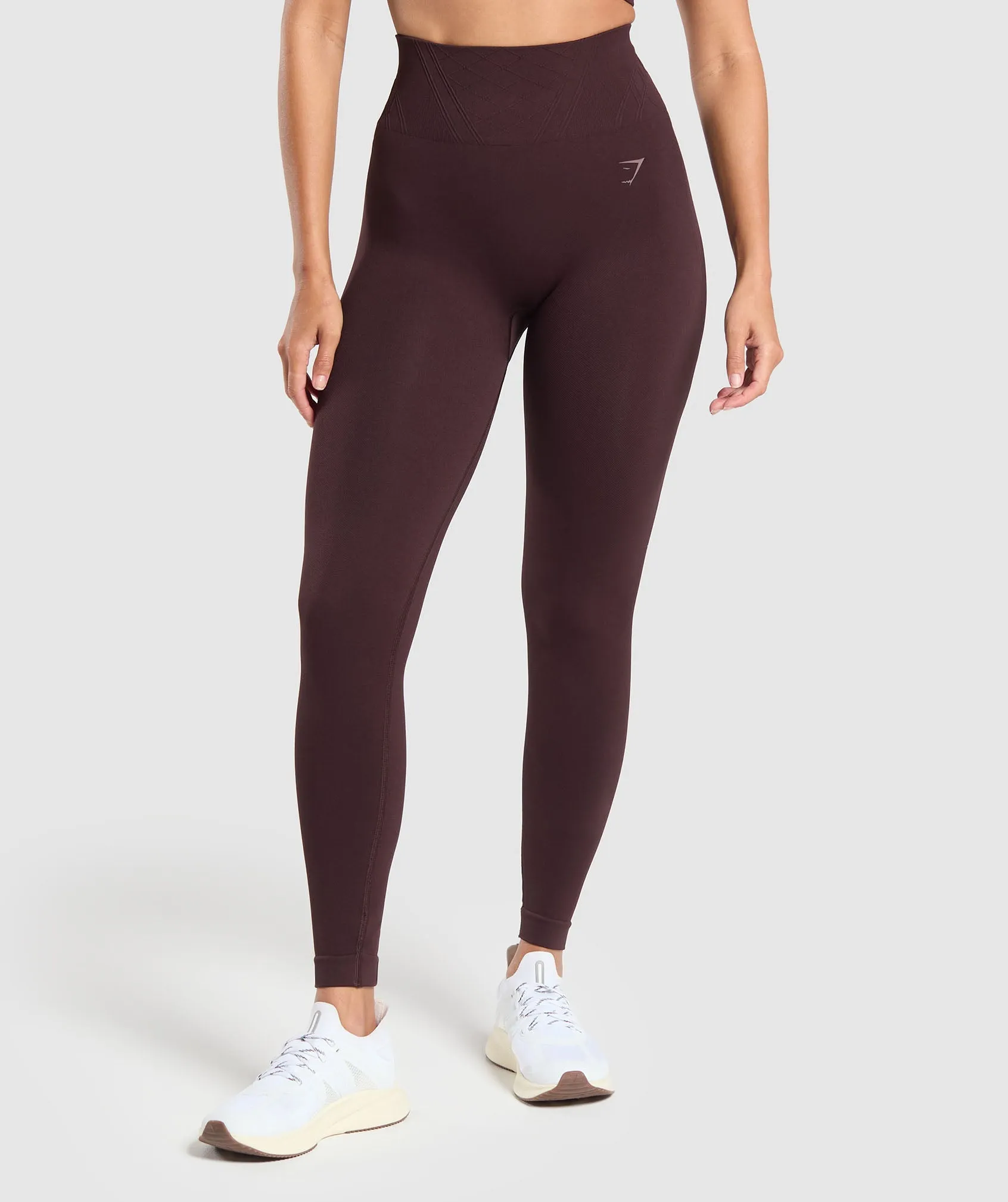 Gymshark Corset Seamless Leggings - Heritage Brown sold by Gymshark