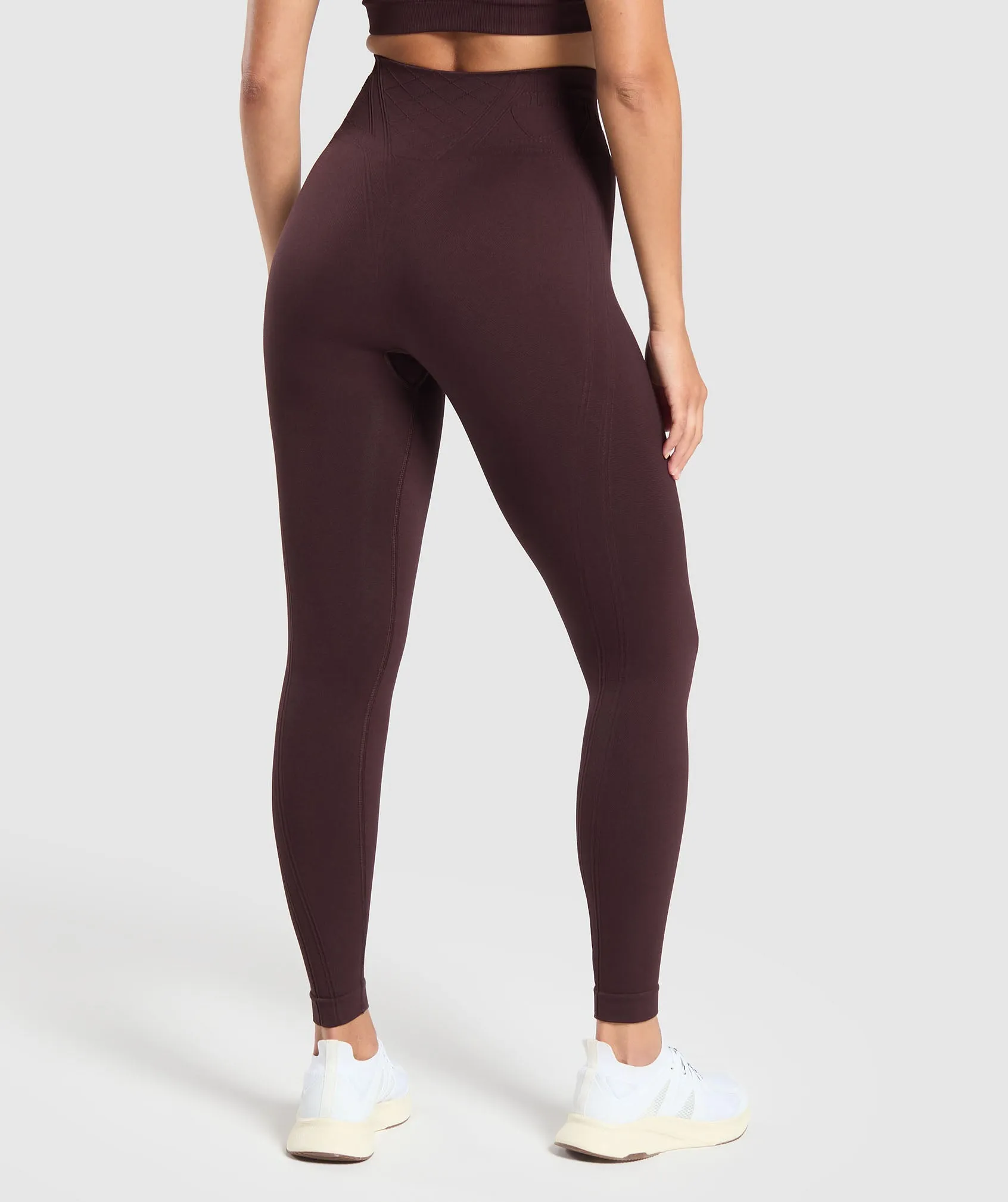 Gymshark Corset Seamless Leggings - Heritage Brown sold by Gymshark product image thumbnail 2