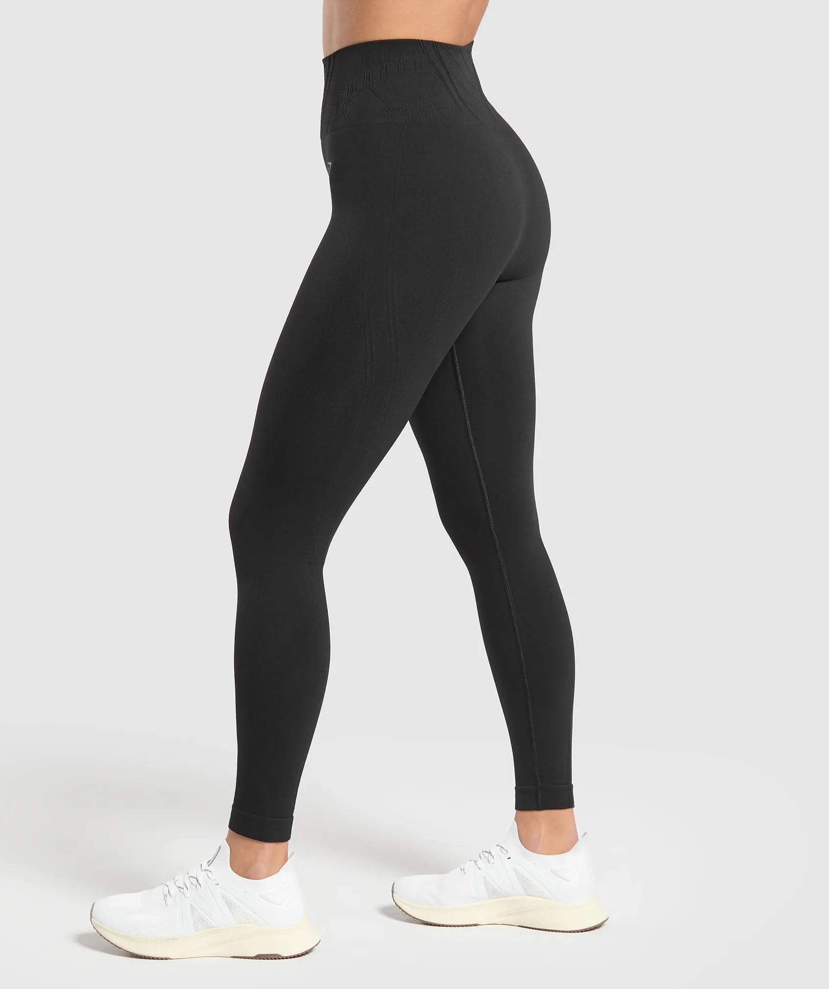 Gymshark Corset Seamless Leggings - Black sold by Gymshark product image thumbnail 3