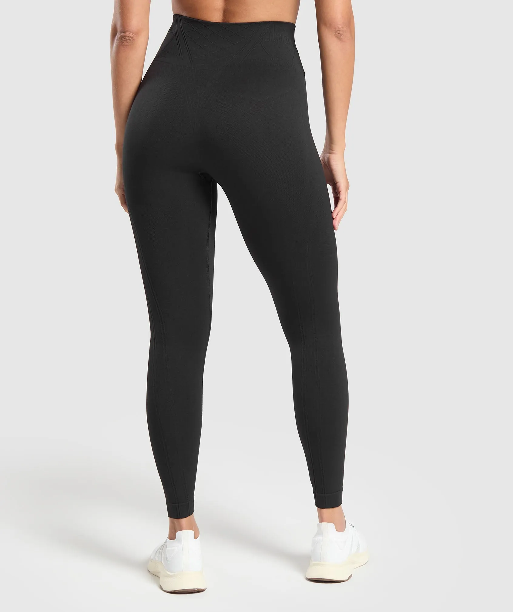 Gymshark Corset Seamless Leggings - Black sold by Gymshark product image thumbnail 2