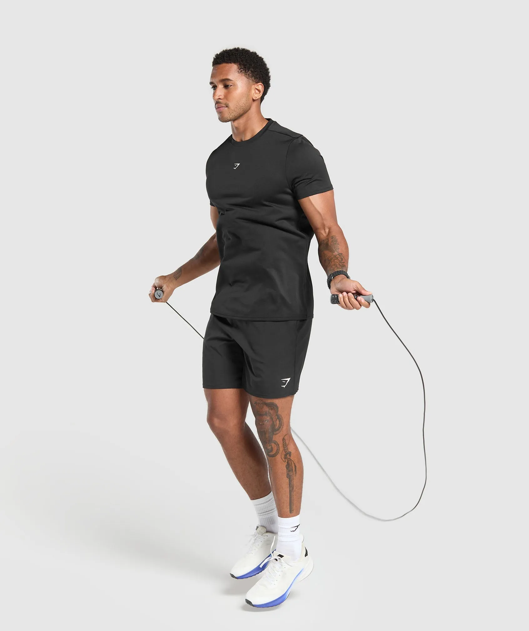 Gymshark Fitness Graphic T-Shirt - Black sold by Gymshark product image thumbnail 4