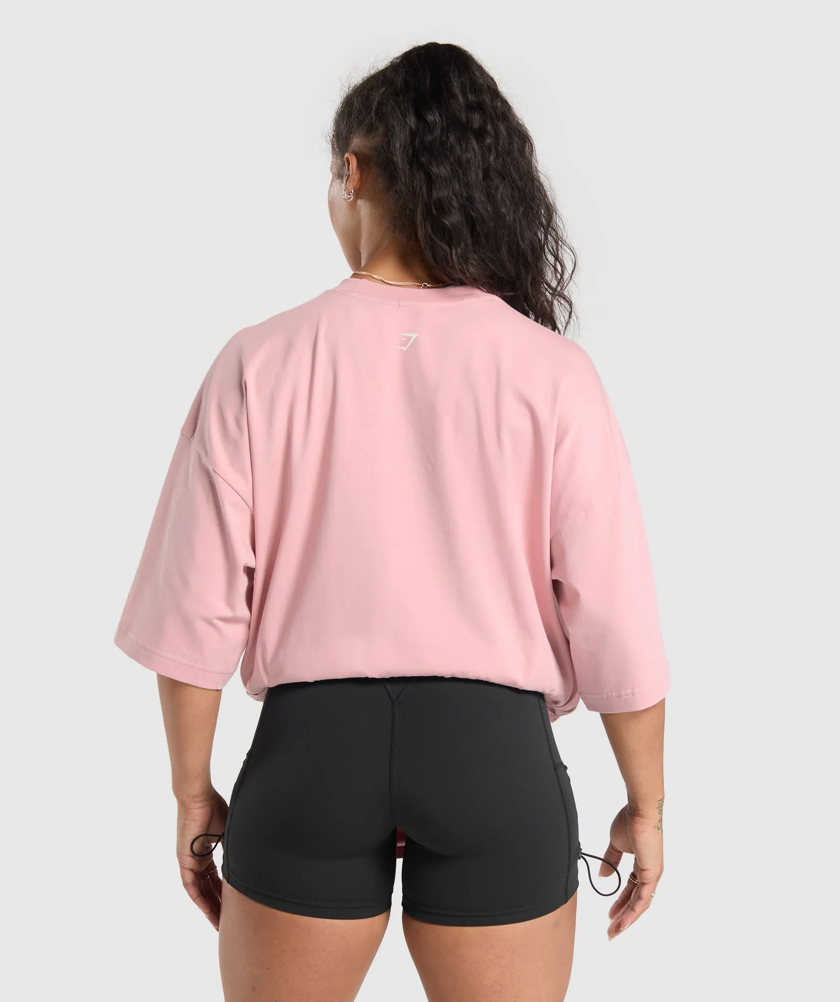 Gymshark Barbell Hearts Oversized T-Shirt - Light Pink sold by Gymshark product image thumbnail 2