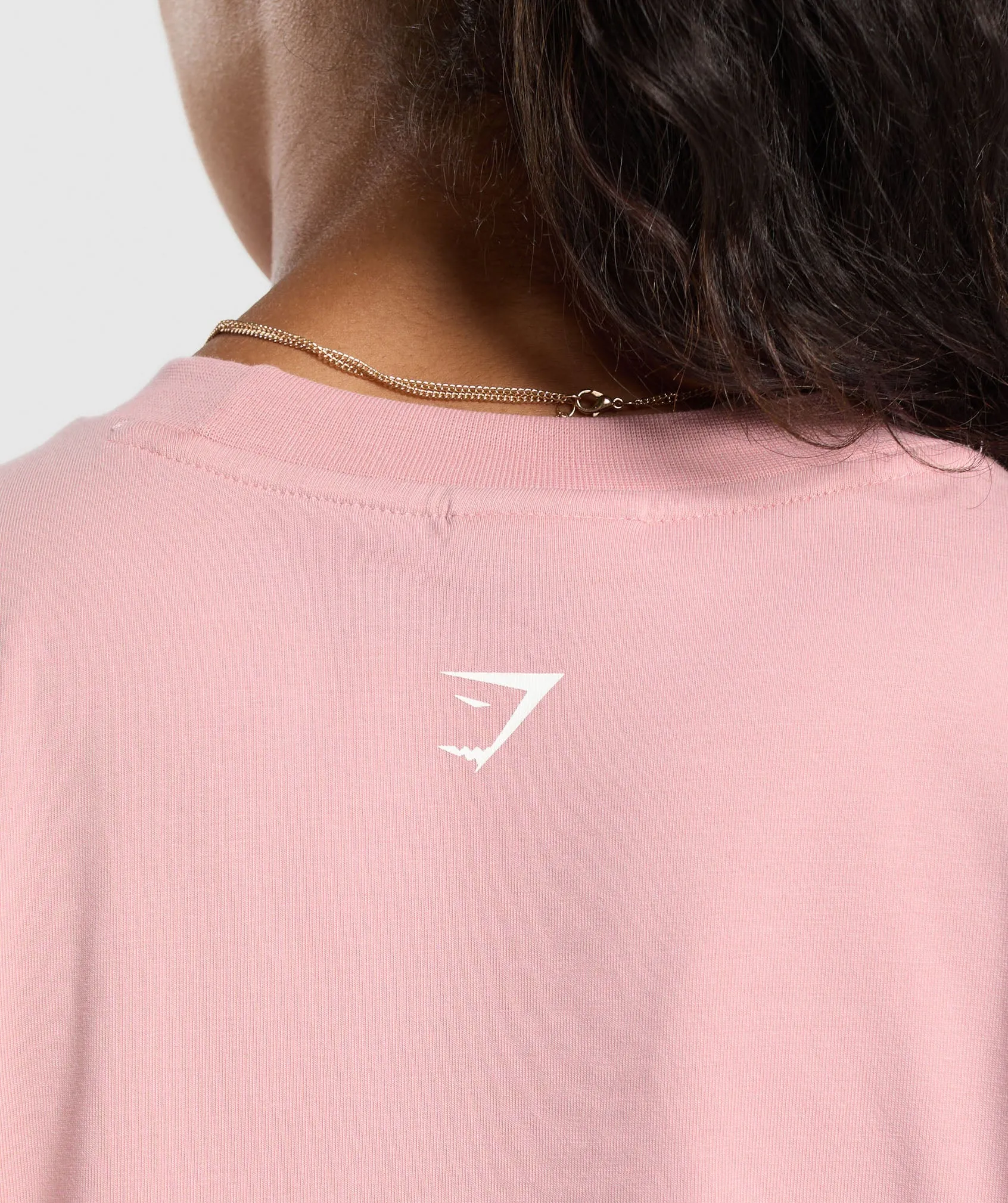 Gymshark Barbell Hearts Oversized T-Shirt - Light Pink sold by Gymshark product image thumbnail 5
