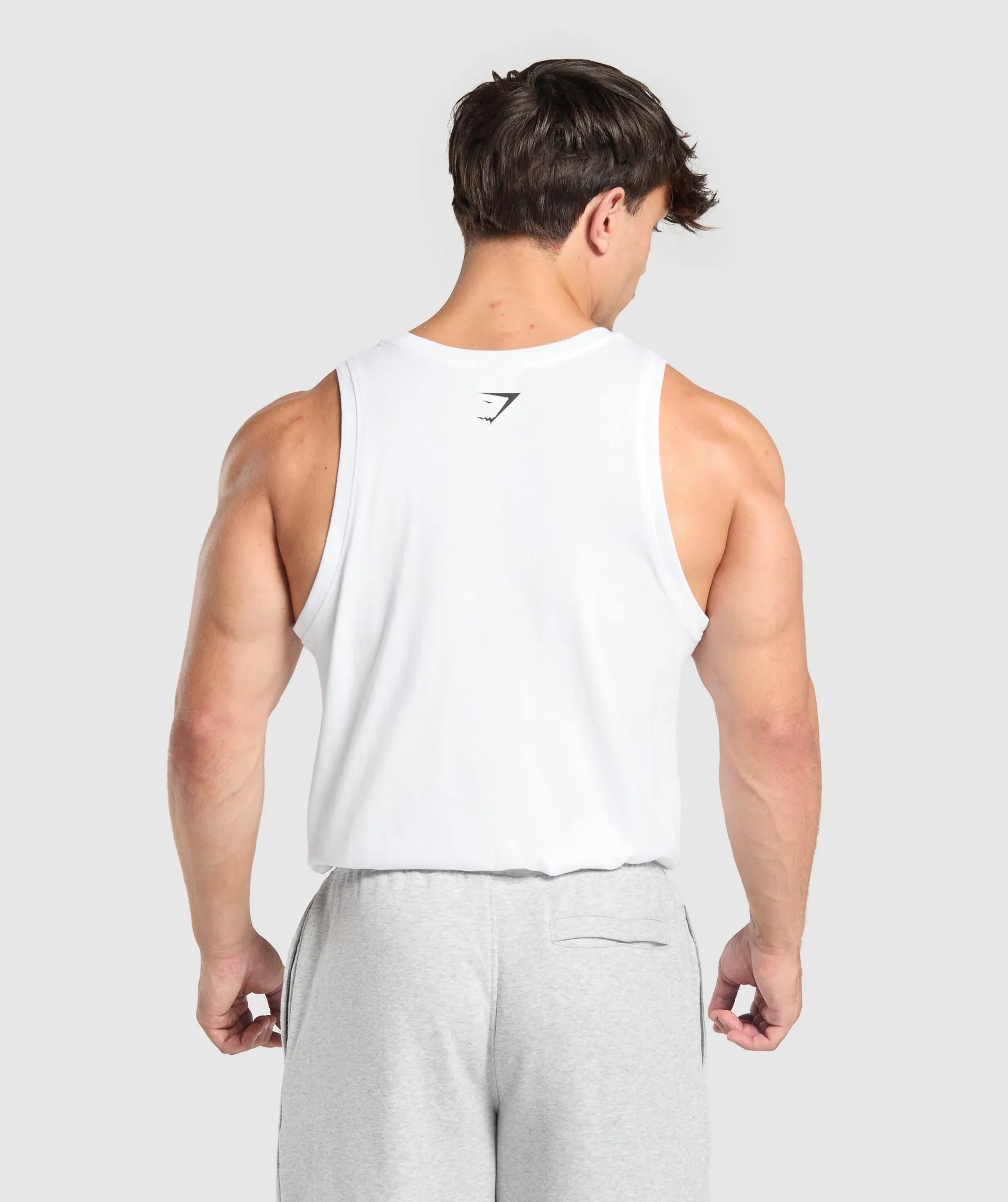 Gymshark 2012 Lifting Tank - White sold by Gymshark product image thumbnail 2