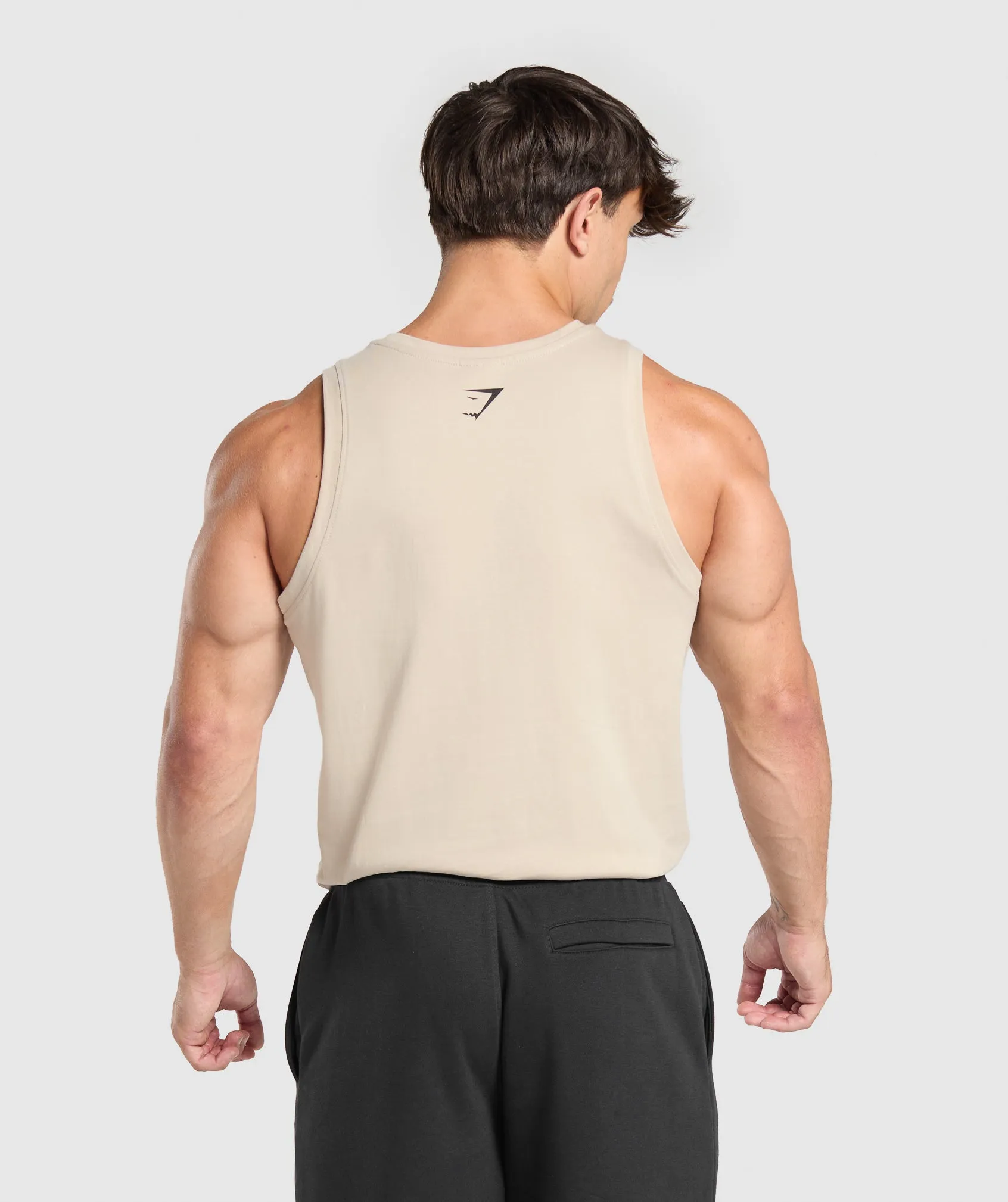 Gymshark 2012 Lifting Tank - Pebble Grey sold by Gymshark product image thumbnail 2