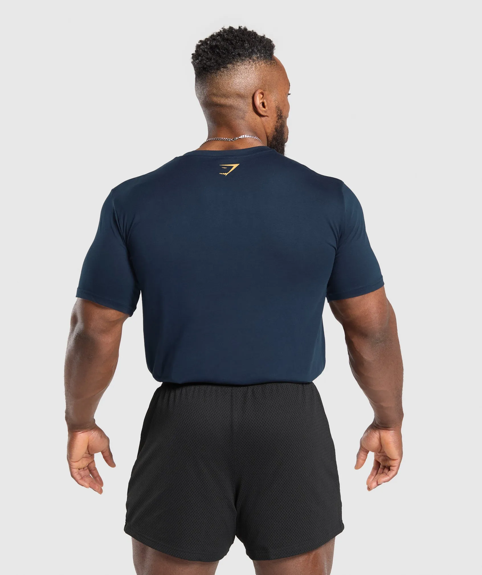 Gymshark 2012 Lifting T-Shirt - Navy sold by Gymshark product image thumbnail 2