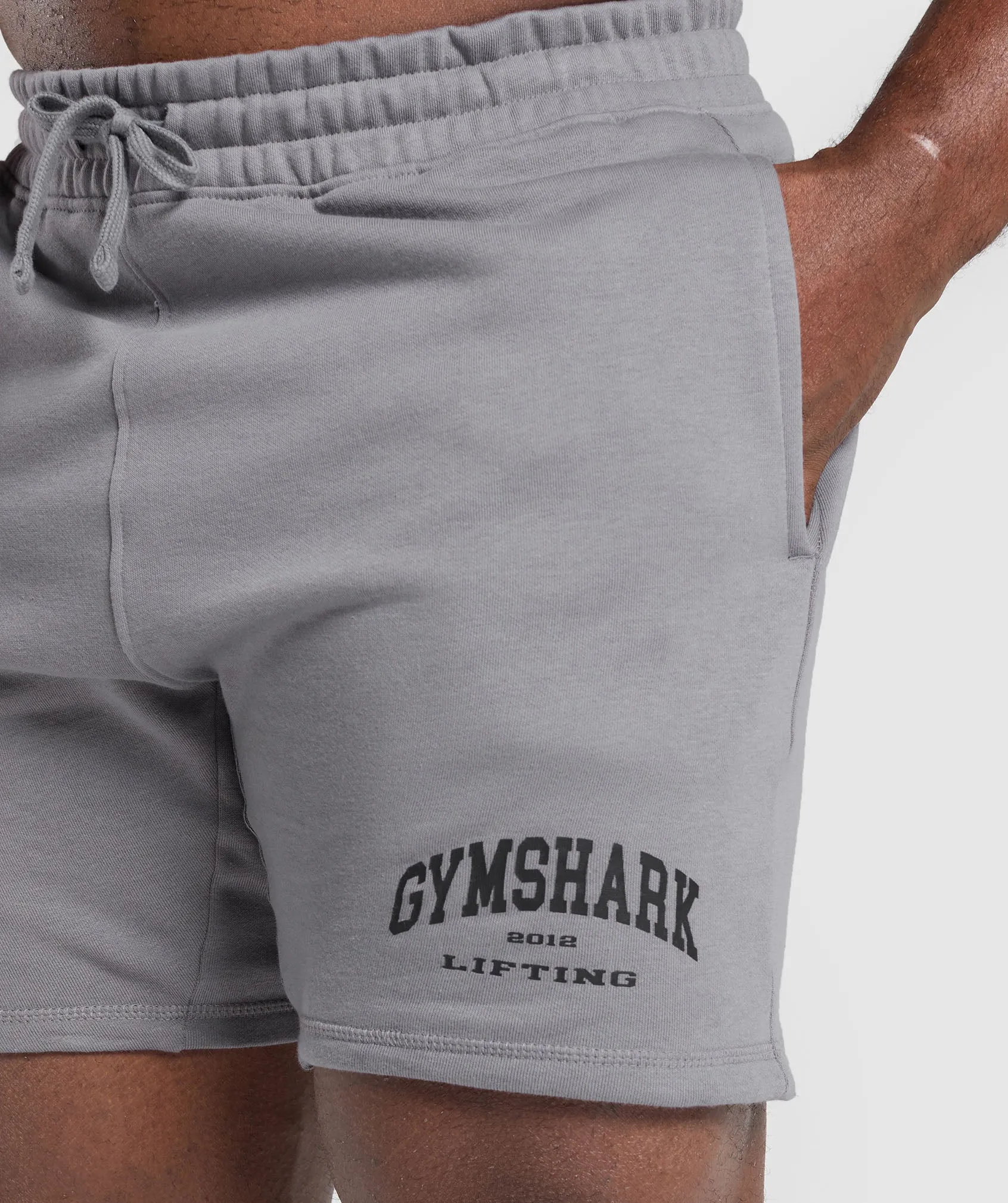 Gymshark 2012 Lifting Shorts - Medium Grey sold by Gymshark product image thumbnail 5
