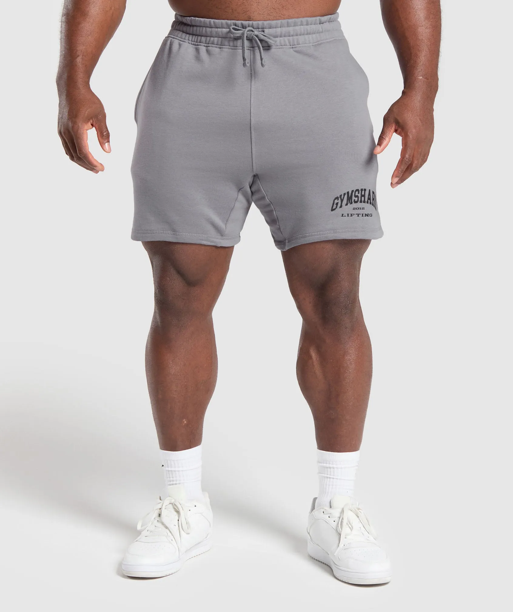 Gymshark 2012 Lifting Shorts - Medium Grey sold by Gymshark product image thumbnail 2