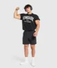 Gymshark 2012 Lifting Oversized T-Shirt - Black sold by Gymshark