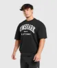 Gymshark 2012 Lifting Oversized T-Shirt - Black sold by Gymshark