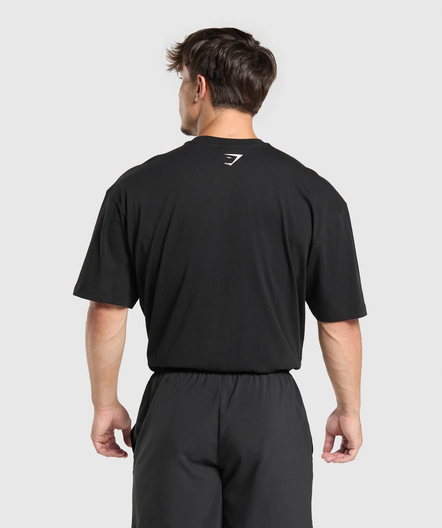 Gymshark 2012 Lifting Oversized T-Shirt - Black sold by Gymshark product image thumbnail 2